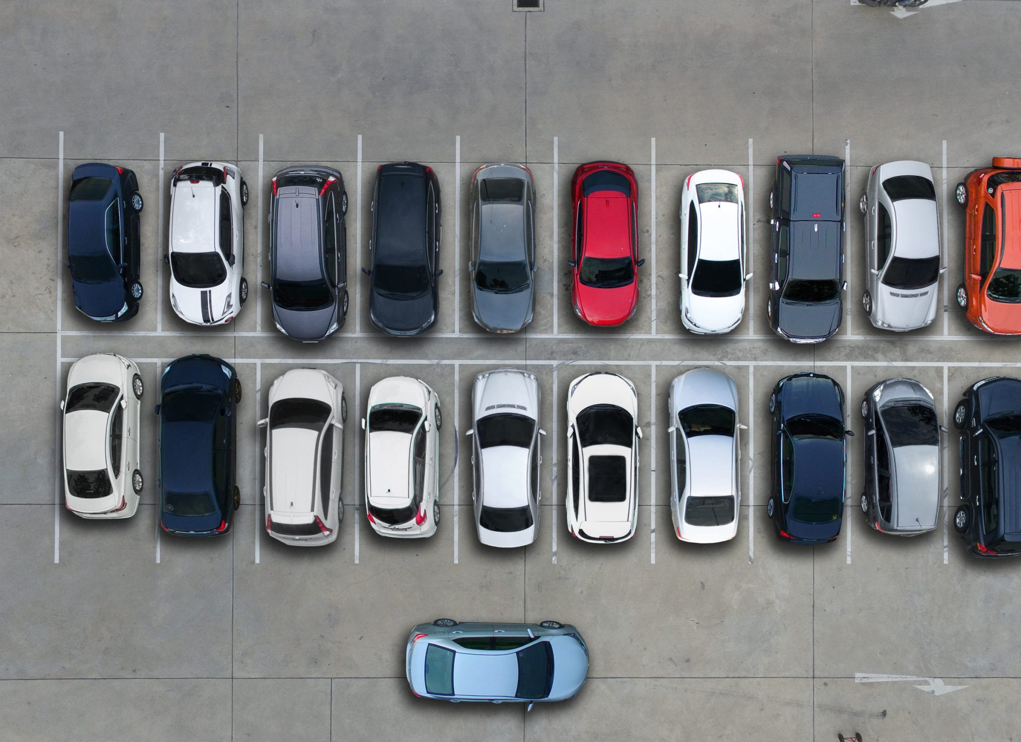 Collisions in Parking Lots and Parking Garages